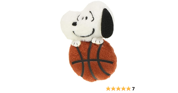 Amazon スヌーピー ぬいぐるみバッジ バスケ バッジ おもちゃ