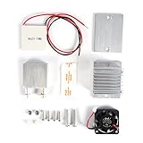 ファン付きHilitand DIY 12Vキット熱電半導体冷却冷却システム 熱電半導体冷凍 スイッチ 熱電ペルチェ 冷凍器 放熱器 半導体冷却システムキット 冷却器 伝導モジュール ファン