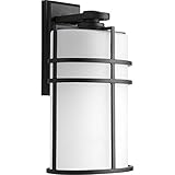 Progress Lighting P6064-31 1 LT Wall Lantern with Etched Glass, 9.5" [並行輸入品]