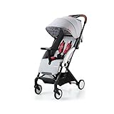 Forbaby ベビーカー b型 バキ 折りたたみ式 コンパクト 片手収納可能 機内に持ち運び可 森の物語 (グレー)