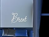 Brent男の子女の子部屋保育園ベビーキッズ名前ビニール壁引用ステッカー