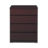 デスクサイドキャビネット　　ダークブラウン　引出し