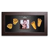 Moms Present 赤ちゃんの手と足 WALNUT FRAMEで3DプリントDIYキットをキャスティング(PW-10-At-the-Modern) [並行輸入品]