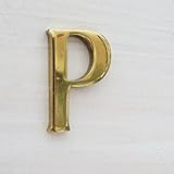 真鍮　大文字　 アルファベット　ゴールド　23mm (P)