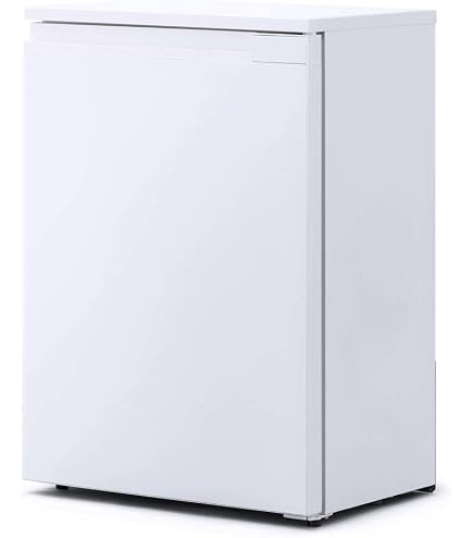 Amazon.co.jp: 奥行スリム冷蔵庫66L KRSN-7A-W ホワイト アイリス 