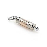 2 Size Cigar Punch Rose Gold & Silver Flametongue Totem Carving with Round Buckle [並行輸入品]
