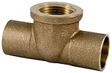 Aviditi 92363キャスト真鍮汗継手 1-Inch x 1-Inch x 1/2-Inch C x C x FIP 92369 1