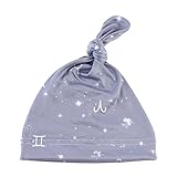 0-6ヶ月の赤ちゃんガールズ/ボーイズ星空ツイスト結び目キャップ帽子