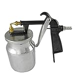 uxcell　スプレーガン　マニュアル　ミニエアツール　繕い塗　圧縮　アルミニウム　真鍮