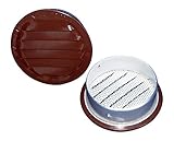 MAURICE FRANKLIN LOUVER RLB-100 4 Mini Louver (4 Pack), 4", Brown [並行輸入品]