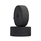 恋 10M弾性平ゴム 50MM 裁縫 織り裁縫材料 ポリエステル ラバー（50MM 黒）