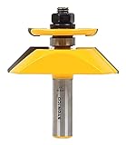 Yonico 12150 レイズドパネルルータビット バックカッター付き ベベル直径2-3/4インチ (約6.99cm)