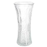 Outflower　花瓶　ガラス製　水耕栽培用　透明なガラスの花瓶　装飾用品　 容器　卓上置物　単品　おしゃれ　一輪挿し ドライ花瓶　大きい口の花瓶　雑貨　四つ図案　可愛い