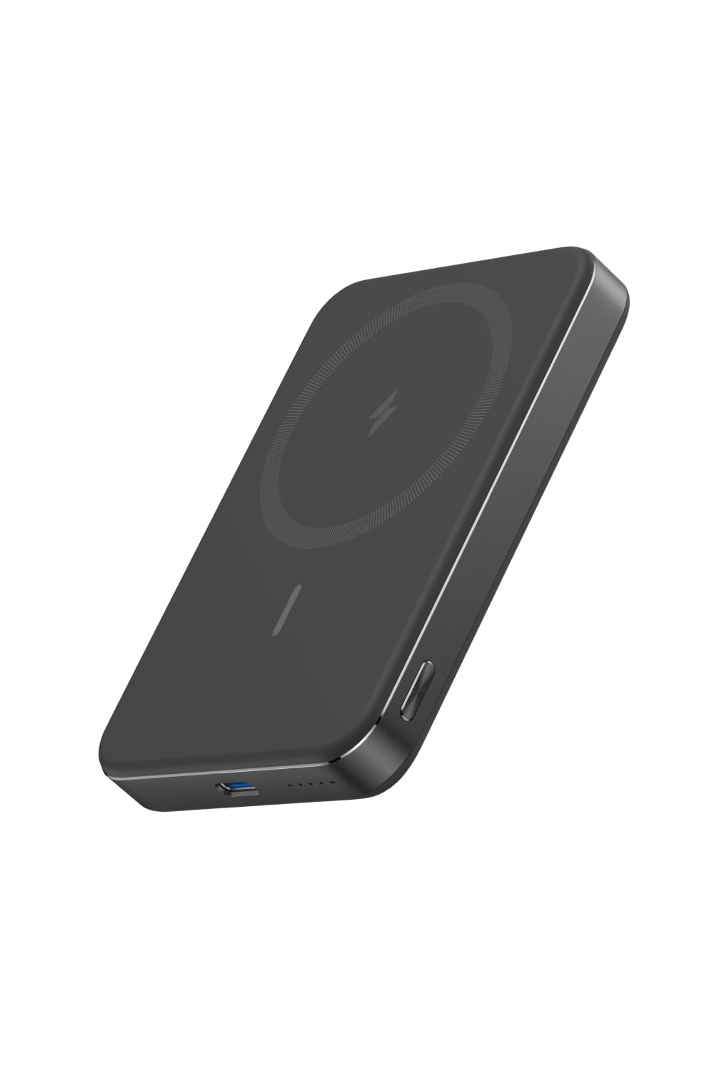 Anker Nano Power Bank (MagGo, Plus) ブラック | 【釘を刺しても燃えない】10000mAh MagSafeモバイルバッテリー PSE 3C認証 安全 Qi2 最大出力15W マグセーフ マグネット式ワイヤレス充電対