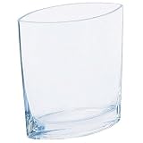 【12個セット販売】エイチツーオーH1173Flower Vase ガラスプランターサイズ：約Ｗ14.5×Ｄ7×Ｈ15ｃｍ