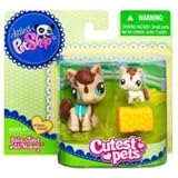 Littlest Pet Shop Cutest Pets Series 2 Figures Mommy Baby Horses [並行輸入品]