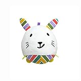 HuaYang面白い動物スタイルのベビー子供用ソフトぬいぐるみベル布ボール教育玩具(ウサギ)