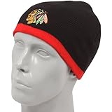 Reebok Chicago Blackhawks PreschoolブラックCufflessニットビーニー