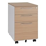 カグクロ スリム3段ワゴン インサイドワゴン W392×D525×H606mm ナチュラル SDW-3-NA