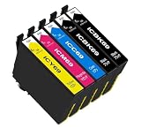 IC4CL69(BK×2/C/M/Y)5本セット 砂時計 IC69 互換インクカートリッジ残量表示 新互換チップ搭載 対応機種: PX-045A PX-046A PX-047A PX-105 PX-405A PX-435A PX-436A PX-437A PX-505F PX-535F