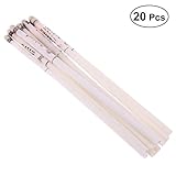 Healifty イヤーキャンドル　イヤーワックス　耳燭　イヤークリーナー　耳に使い 天然蜜蝋　自然療法　20ピース（ホワイト）