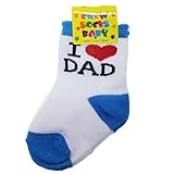 I LOVE DAD[新生児足首靴下]ベビークルーソックス