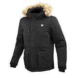 [KOMINE] バイク用 ジャケット プロテクトウォータープルーフウインターコート JK-615 07-615 メンズ Black 4XL