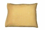 SimoNatal BabyDorm 010011 Pillow with Lea Cover Size II Vichy Check Yellow / White by SimoNatal
