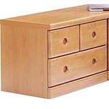 ベンチチェスト ローチェスト 【 幅60cm 2段 】 木製 ( 天然木 ) 日本製 ナチュラル 【 完成品 】 大川家具