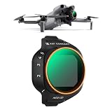K&F CONCEPT DJI Mini 5 Pro用可変NDフィルター ND2-ND32 NDフィルター 装着便利 減光量調整 AGC光学ガラス 減光フィルター 28層ナノコーティング 撥水防汚