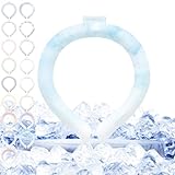 シシベラ クールネックリング 28℃ 自然凍結 24年80%大増量 ネッククーラー アイス クールリング 首掛け 冷却 暑さ対策グッズ 繰り