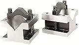 HHIP 3402-0003 4-1/8 L X 4-1/8 W X 3-1/16 H PRECISION V-BLOCK & CLAMP SET [並行輸入品]