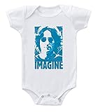 John Lennon Imagine Baby One Pieceロンパースボディスーツ、12 M