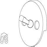 交換用オーバーフロープレートアセンブリwith Tripレバー ブロンズ RP6403PT 1