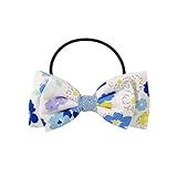 MIKIHOUSE(ミキハウス)小花柄 ヘアゴム(髪ゴム・ヘアアクセサリー・女の子) ---,ブルー