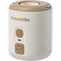Amazon.co.jp: Naturehike直営店 携帯式エアーポンプ 電動 1600mAh 4.5