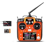 Radiolink AT10II 12CH プロポ送信機とR12DS受信機 2.4GHz RC 電圧テレメトリー（モード1）RC飛行機、ドローン、クワッド、ヘリコプター、車、ボート用【技適認定済】