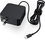 65W Type-C ACアダプター 対応 レノボノートパソコンの換性あり、Type-C パソコン 充電器、1.8メートル Pc 充電器 タイプc(PD対応/急速充電器/折りたたみ式プラグ)20V 3.25A 電源 ACアダプター