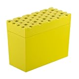 koziol BROD Cracker / Hard Bread Box, solid mustard green