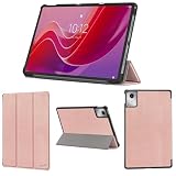 wisers Lenovo Tab B11 専用 タブレットケース (ローズゴールド) 10.95インチ 対応 (保護フィルム 付き/スリムタイプ) タブレットカバー 2024 新型