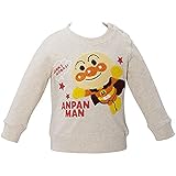 アンパンマン 裏毛 6キャラ さがら刺繍 長袖トレーナー ea3879-9230 90cm アンパンマン