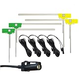 ケンウッド 高感度 最新 HF201S地デジアンテナコード＆L型フィルムアンテナセット 汎用・互換商品 G20