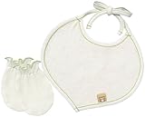 オーガニックコットン スタイ&ミトン 黄緑 RO12 日本製