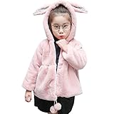 Snone耳付き コート あったか ベビー キッズ コート ふわふわ可愛いコート 厚い型 女の子 ファッション防寒 保温 アウター
