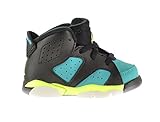 ジョーダン6レトロGTベビー幼児靴ブラック/ボルトice-turbo green-black 645127 – 043 カラー: ブラック