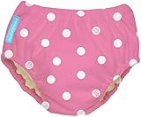Charlie Banana Extraordinary Training Pants - Big Polka Dots on Baby Pink - Large by Charlie Banana
