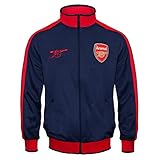 Arsenal Football Club Official Soccerギフト男の子レトロトラックトップジャケット