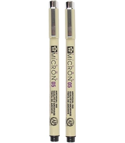 Amazon | Sakura Pigma Micron 08 - 顔料ファインライナー - 0.5
