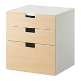 チェスト　引出×３　バーチ[Life set製ステッカー同梱品] [並行輸入品]