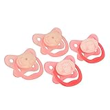 Dr. Brown's 4 Piece Glow in The Dark Stage 2 Pacifier for Web, Pink, 6-12 Month by Dr. Brown's